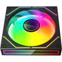 Mars Gaming Kit 2 Ventiladores PC Auxiliar MF-3D PROX2R Negro ARGB Silencioso 12dB 12mm